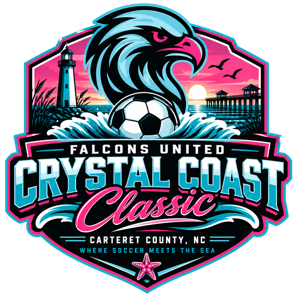 Falcons United Crystal Coast Classic tournament logo